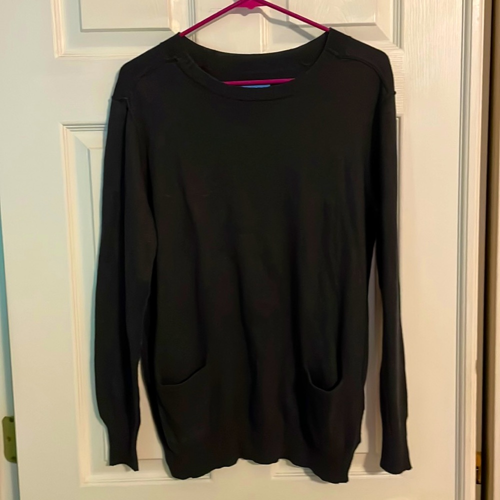 Charcoal gray cozy sweater